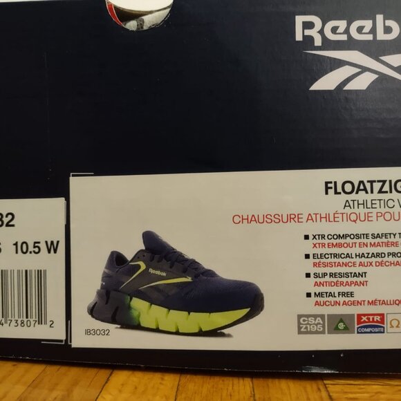 Brand new Reebok FloatZig Men's Work Composite Toe Safety CSA Shoe IB3032 - Picture 3 of 12